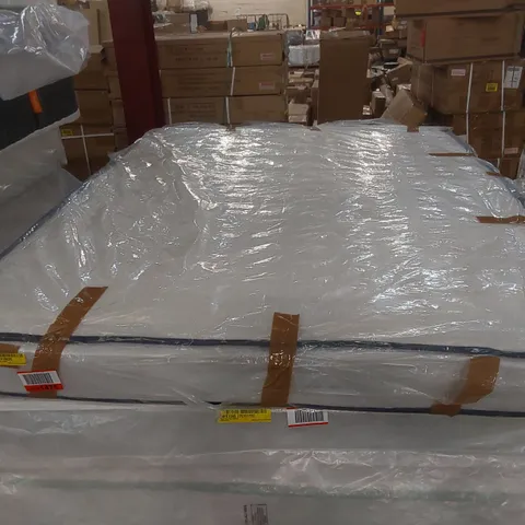 QUALITY BAGGED TIGHT TOP SPRING MATTRESS 15CM/6IN HEIGHT - 4'6 DOUBLE