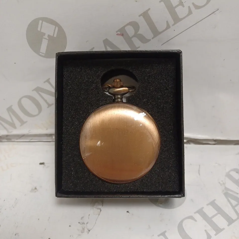 MENS EDISON POCKET WATCH WITH CHAIN 