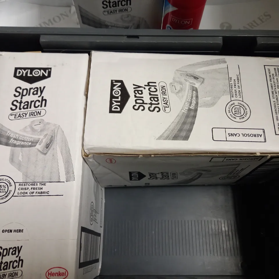 BOX OF APPROX 10 DYLON SPRAY STARCH - COLLECTION ONLY