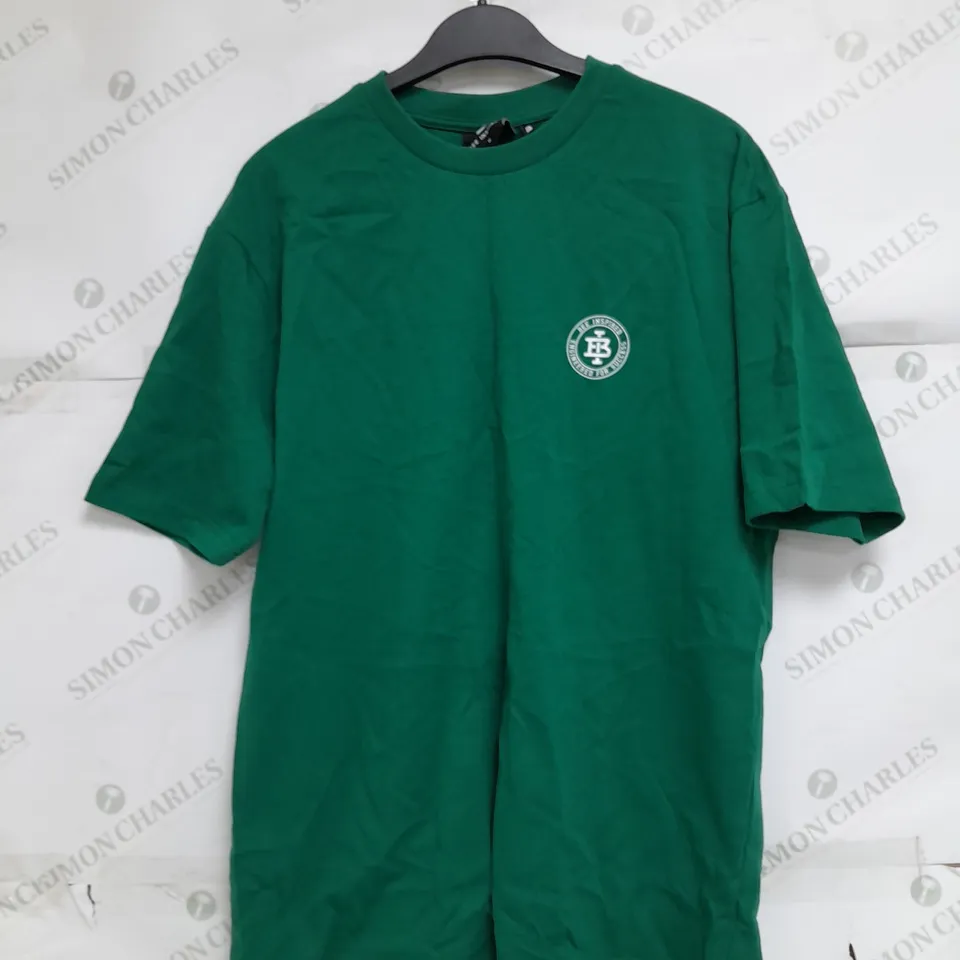 BEE INSPIRED GREEN MEDIUM BARETTO SHIRT