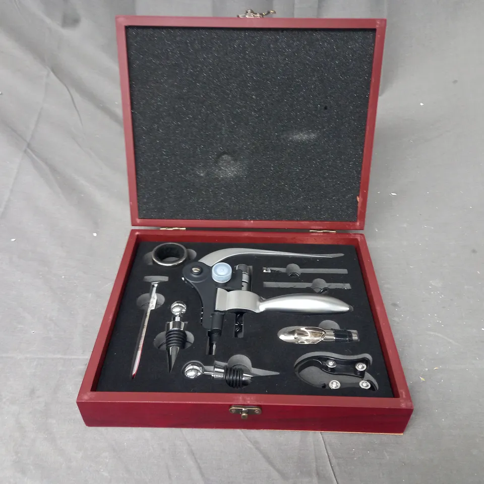 UNBRANDED 9 PIECE WINE BOTTLE OPENER GIFT SET