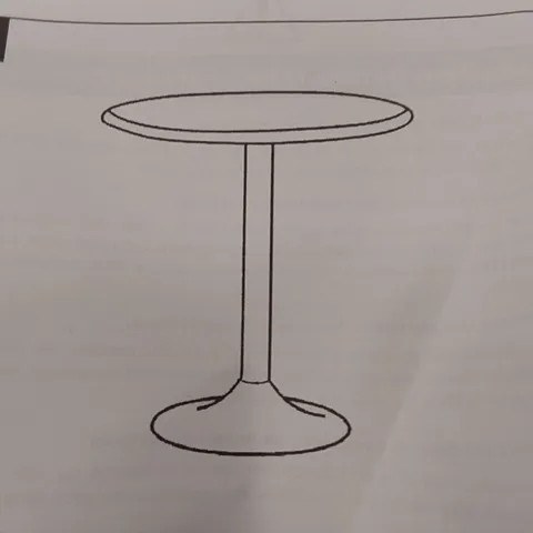BOXED COSTWAY PUB TABLE IN BLACK