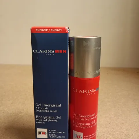 CLARINS MEN ENERGIZING GEL WITH RED GINSENG EXTRACT – 50 ML, BOXED