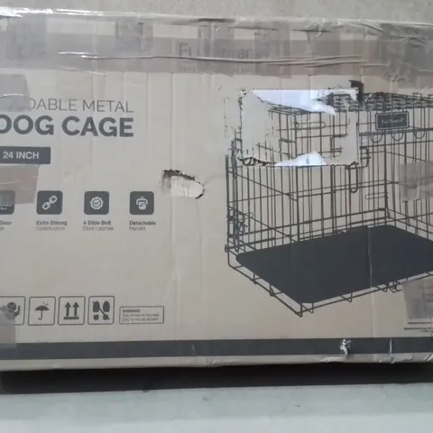 BOXED FURDREAMS 24INCH FOLDABLE DOG CAGE