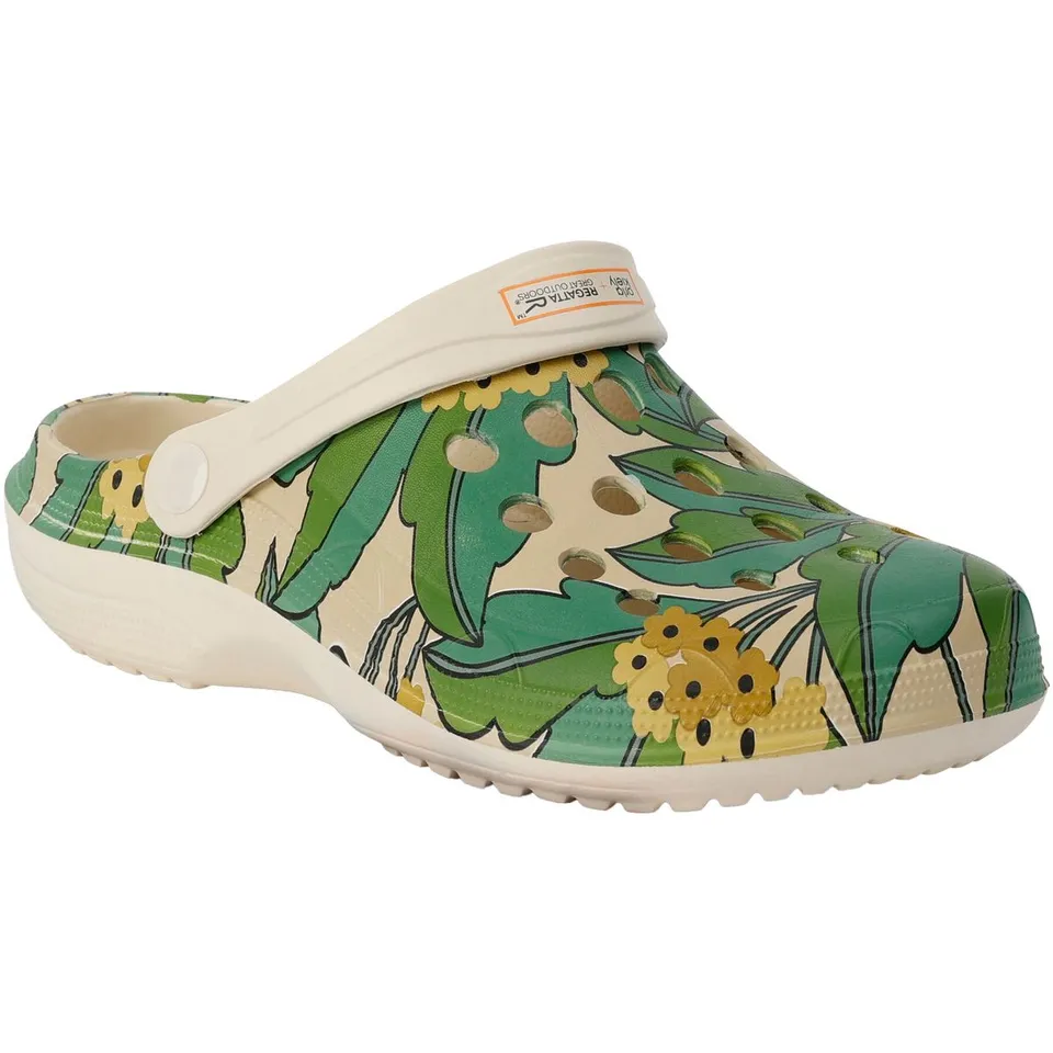 REGATTA ORLA CLOG GREEN TROPICAL SIZE 5