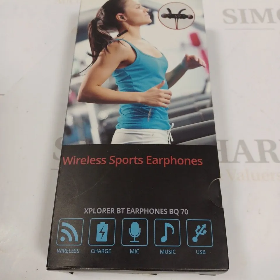 BOXED EXPLORER WIRELESS SPORTS EARPHONES