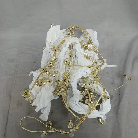 PRE-LIT BATTERY OPERATED BEADED GARLAND