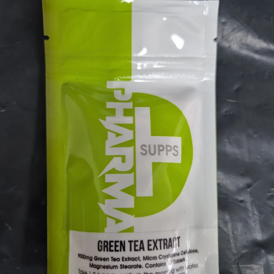 BOX OF APPROXIMATELY 55 PACKS OF PHARMA SUPPS TABLETS - GREEN TEA EXTRACT (60 TABLETS PER PACK)