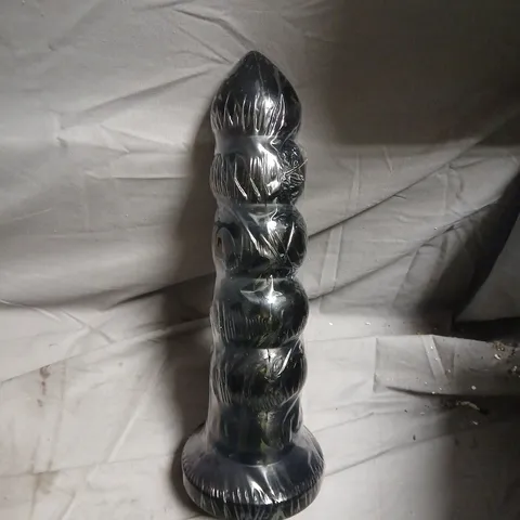 SILICONE 11" BLACK DILDO 