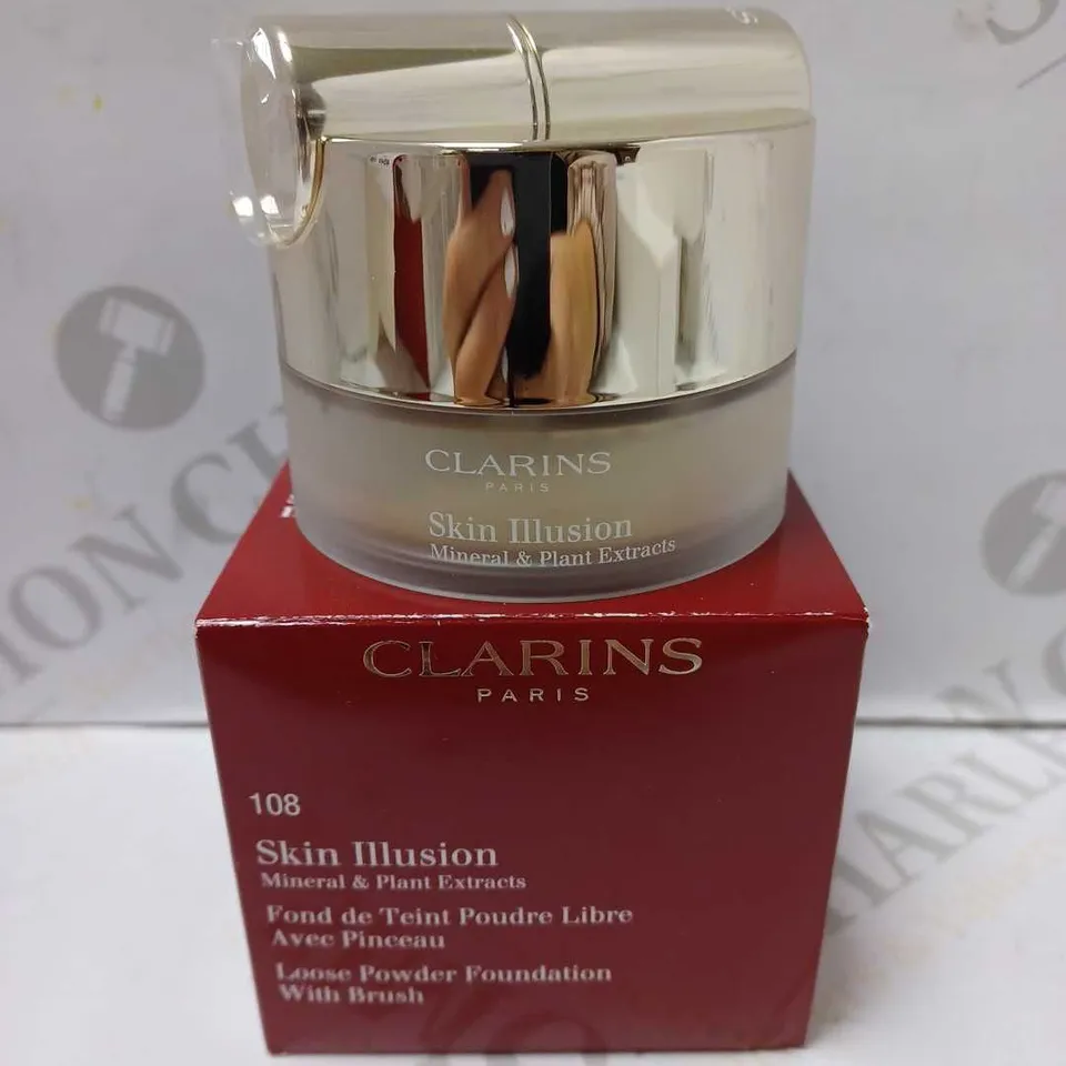 CLARINS SKIN ILLUSION LOOSE POWDER FOUNDATION 13G - #108 SAND