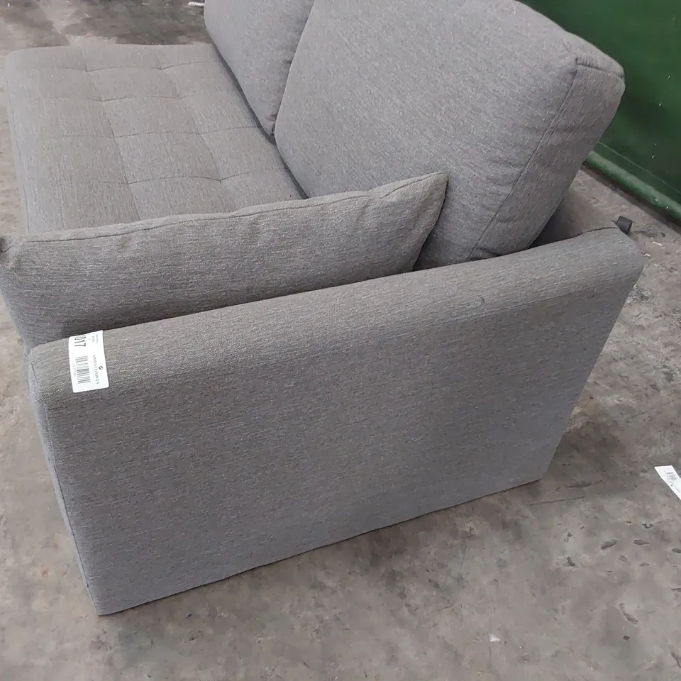 TWO SEATER SECTION GREY FABRIC 