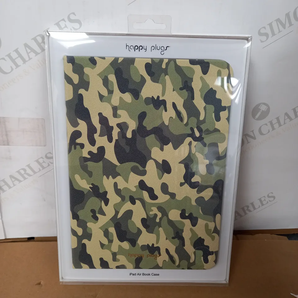 LOT OF 10 HAPPY PLUGS IPAD AIR BOOK CASES - CAMO