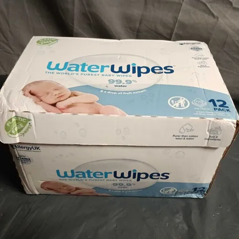 WATERWIPES BABY WIPES – 12 PACKS