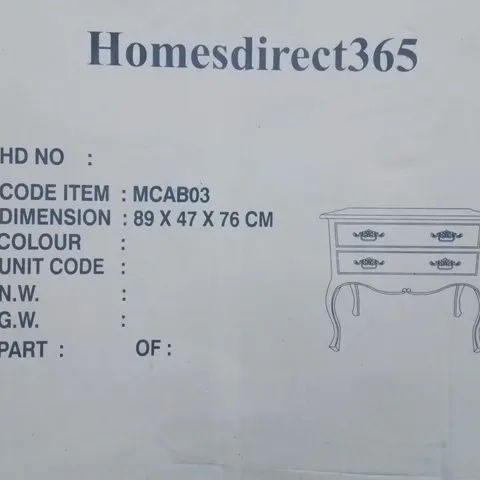 BRAND NEW ANTIQUE FRENCH STYLE CHEST OF DRAWERS