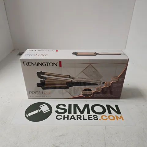 BOXED REMINGTON PROFESSIONAL PROLUXE 4-IN01 ADJUSTABLE WAVER