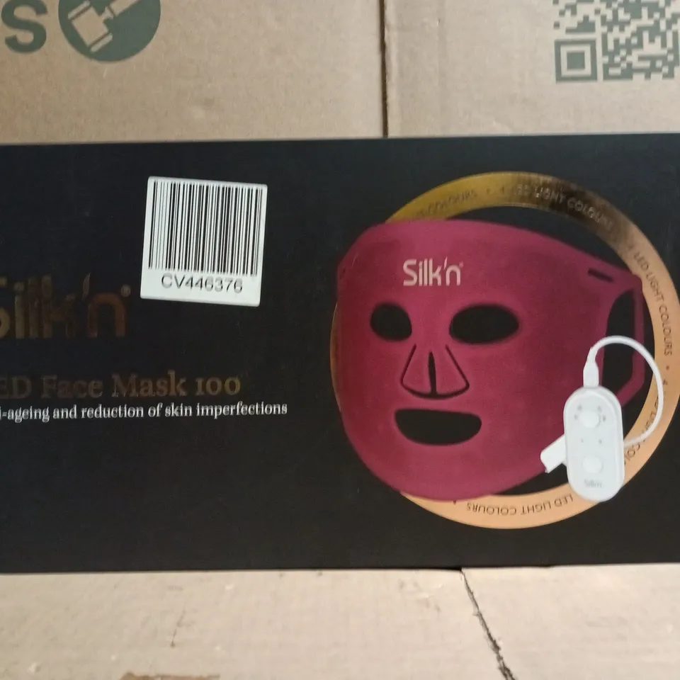 BOXED SILK'N LED FACE MASK 100 ANTI-AGEING DEVICE
