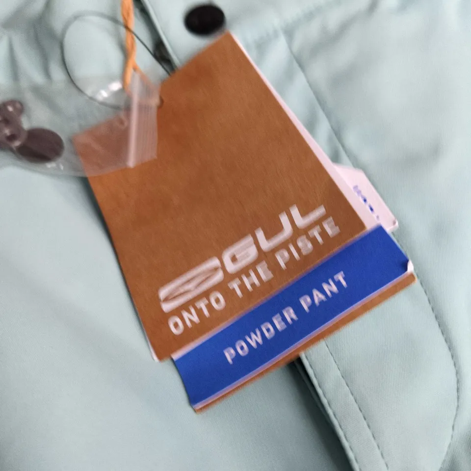 GUL POWDER PANT – LIGHT BLUE SNOW/SKI TROUSERS – UK 10 (S)