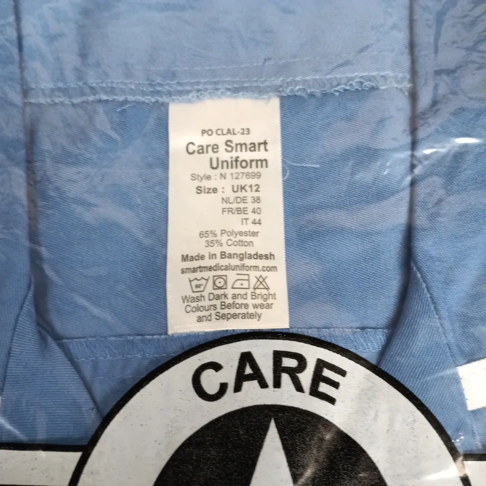 BAGGED CARE SMART UNIFORM IN BLUE - UK12