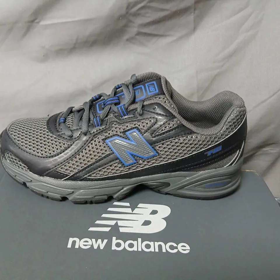 NEW BALANCE MEN'S RUNNING SHOES – GREY/BLUE (US 5) – GR740EPC UK 4.5 