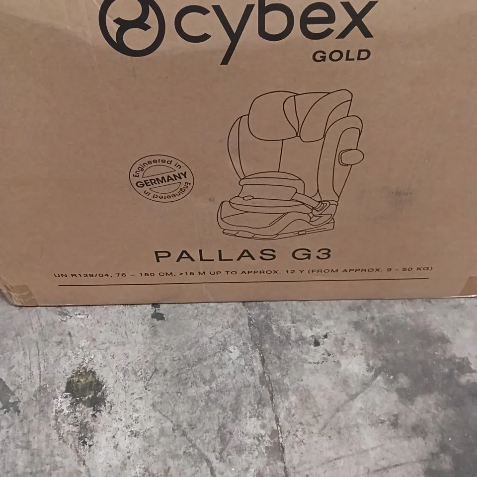 BOXED CYBEX GOLD PALLAS G3 BABY CAR SEAT 