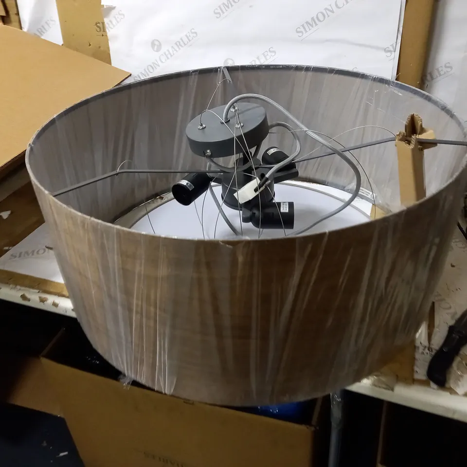 JOHN LEWIS MIA CEILING LIGHT, WALNUT