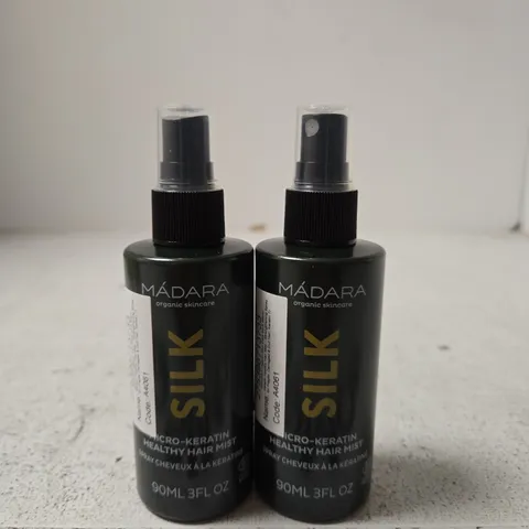 MÁDARA SILK MICRO-KERATIN HEALTHY HAIR MIST, 90ML – SET OF 2