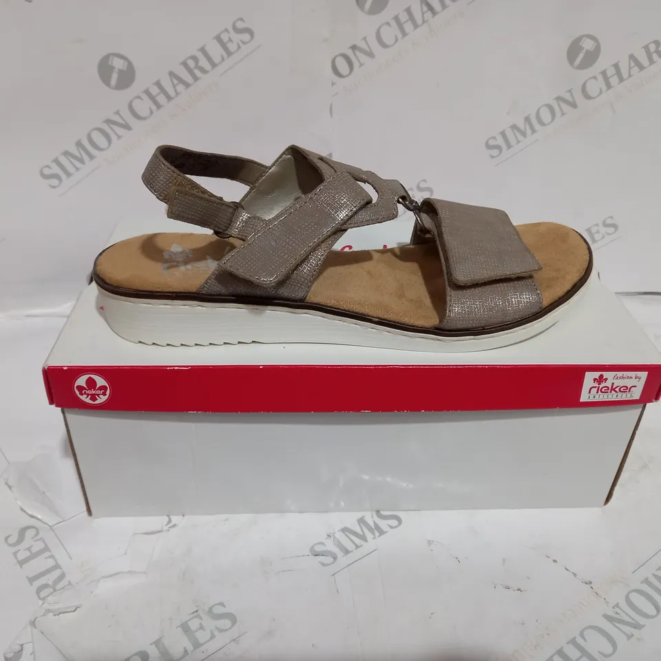 BOXED RIEKER BIEGE SANDALS SIZE 41