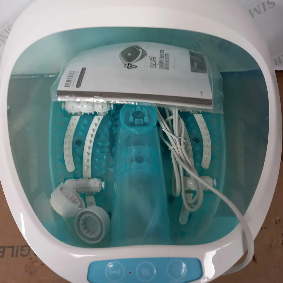 BOXED HOMEDICS SPA LUXURY FOOT SPA WITH HEATER