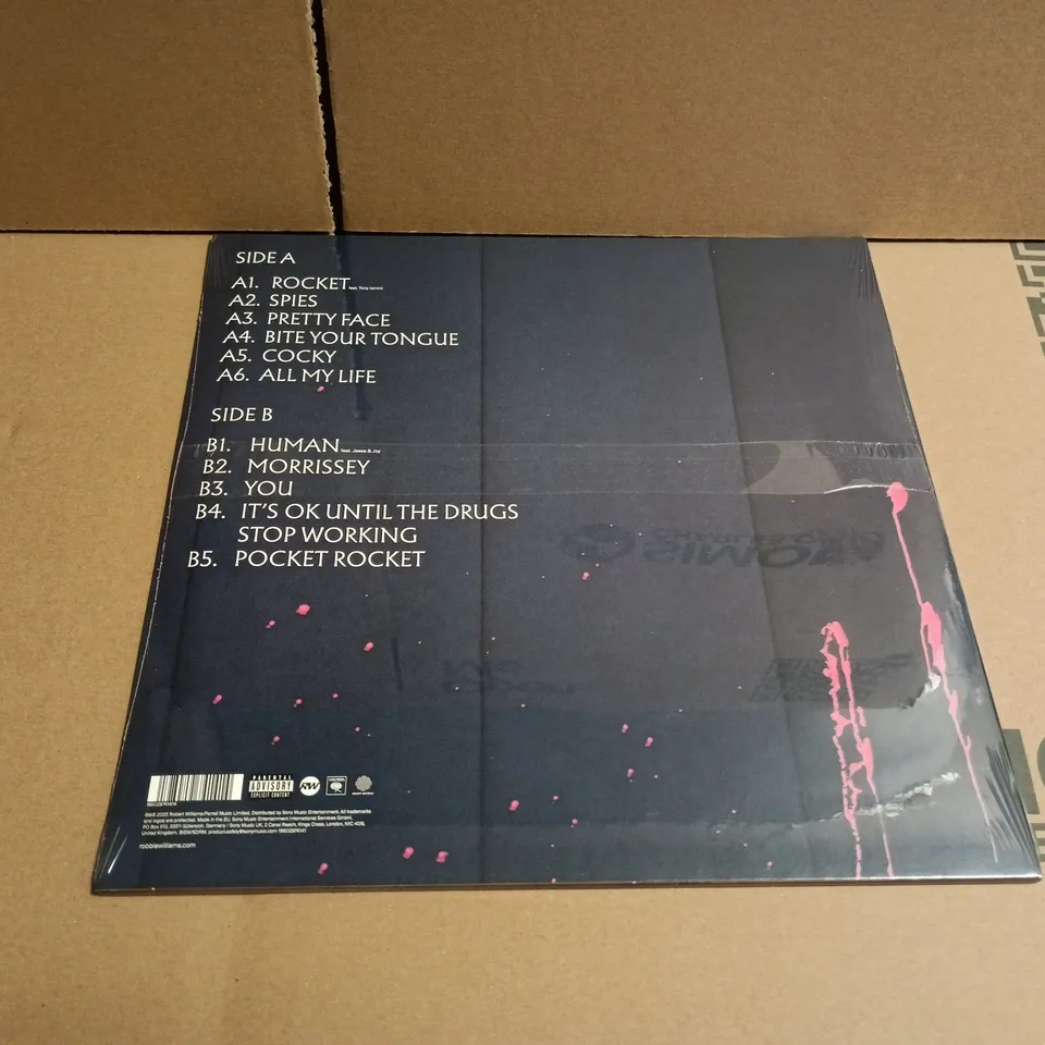 ROBBIE WILLIAMS – BRITPOP - SEALED - VINYL LP