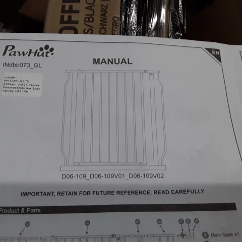 BOXED METAL RETRACTABLE SAFETY GATE