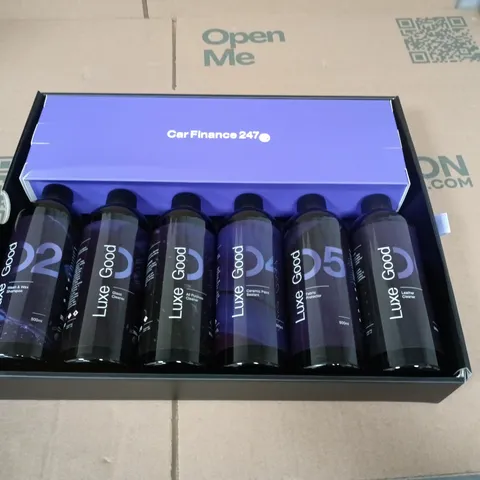 Luxe Good Car Detailing Kit – Boxed, 6 x 500ml bottles