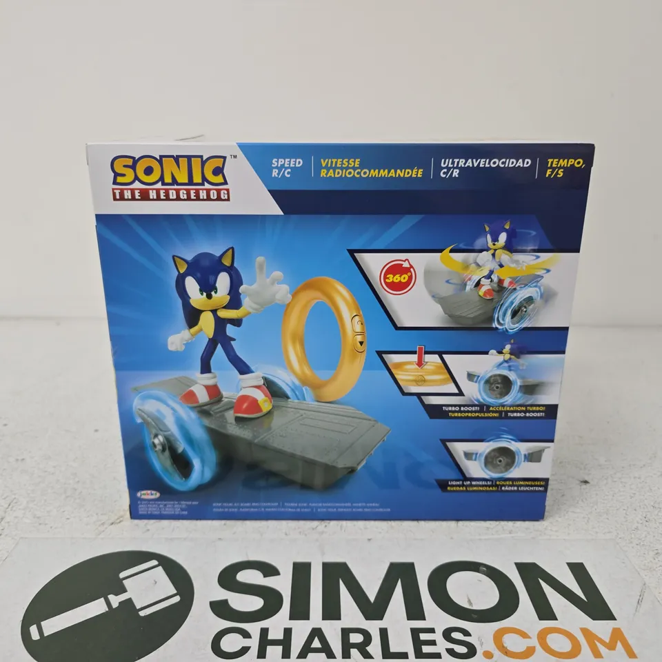 SONIC THE HEDGEHOG 360° RC VEHICLE – BOXED (2.4GHZ)