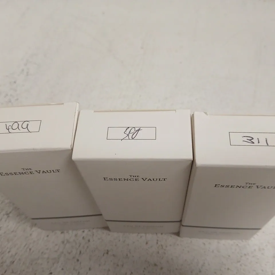 3 X 100ML OF ASSORTED THE ESSENCE VAULT FRAGRANCES