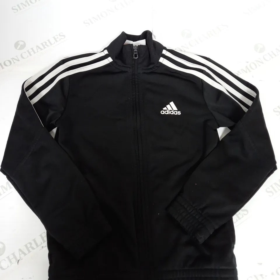 ADIAS LOGO ZIPPED JACKET SIZE 7-8 YEARS