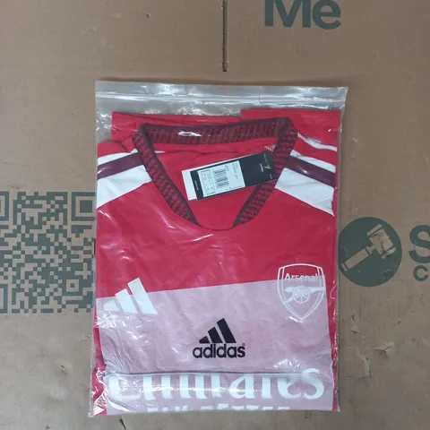 BAGGED ADIDAS ARSENAL FOOTBALL JERSEY IN RED SIZE 4XL