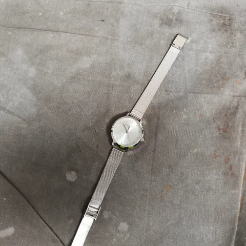 ETERNITY STAINLESS STEEL MESH BRACELET WATCH