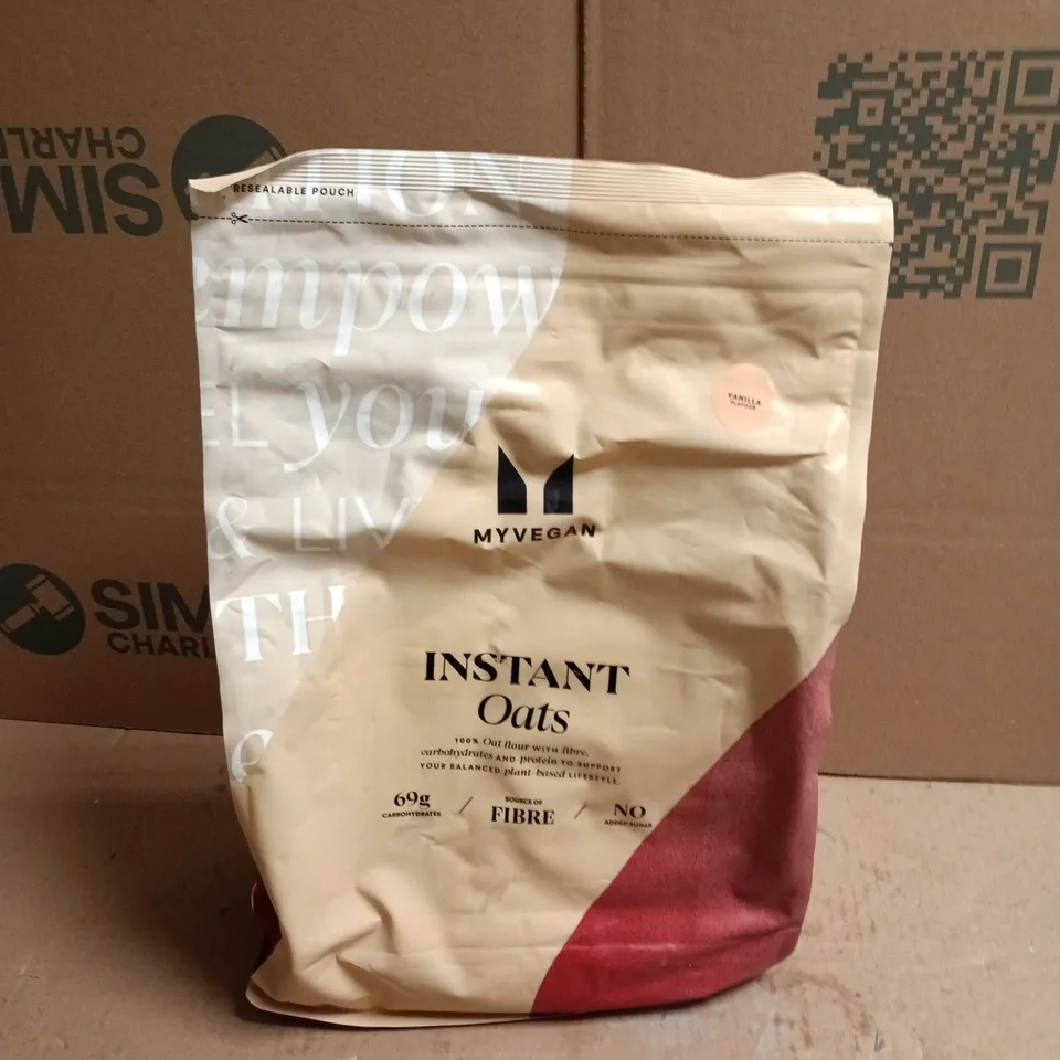 MYVEGAN INSTANT OATS VANILLA (2.5KG)