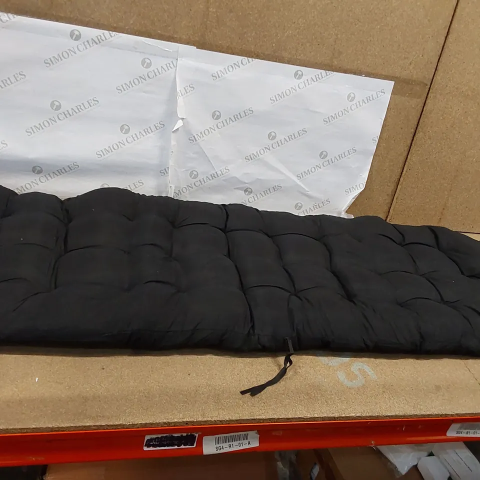 BAGGED SEAT/BACK CUSHION - BLACK (1 ITEM)
