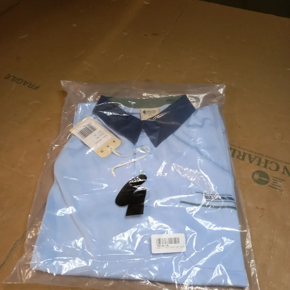 ABICCI SKY BLUE POLO SIZE XL 