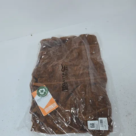 REGATTA GREAT OUTDOORS FLEECE JACKET – BROWN, ZIP FRONT UK 18