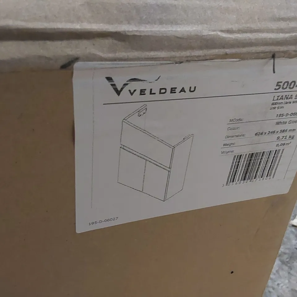 LOT OF 6X BOXED VANITY CARCASSES - VARIOUS DESIGNS (6 BOXES)