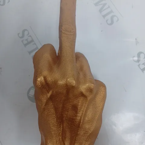 BOXED CANDELLANA HAND FCK CANDLE GOLD