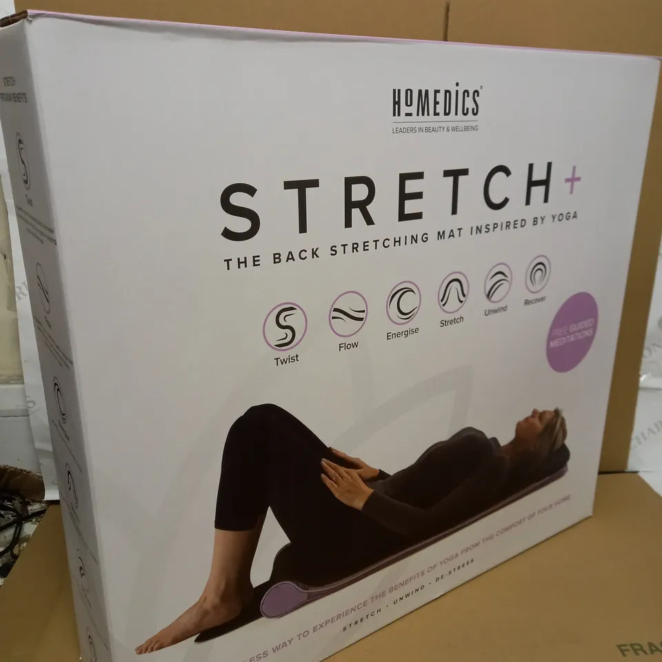 HOMEDICS STRETCH+THE  BACK STRETCHING MAT INSPIRED BY YOGA