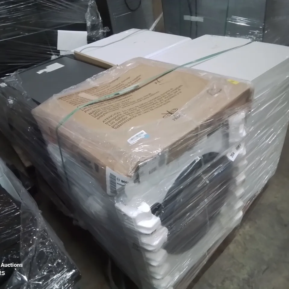 PALLET OF APPROXIMATELY 4 UNPROCESSED RAW RETURN WHITE GOODS TO INCLUDE;