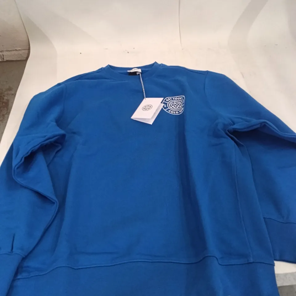 BOX TO CONTAIN BRASS MONKEY - SWEATS BLUE XL APPROXIMATELY 4 