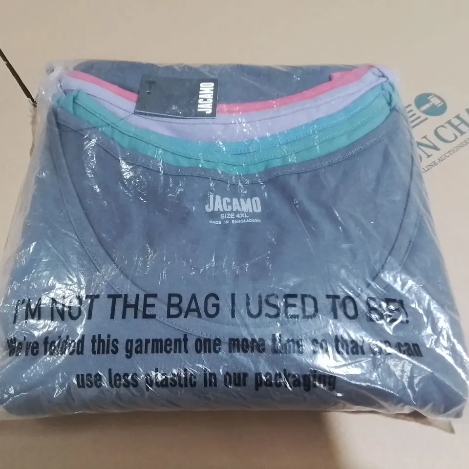 JACAMO 5-PACK OF MULTI VESTS - 4XL
