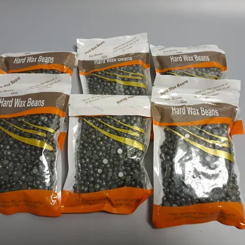 LOT OF 6 PACKS OF HARD WAX BEADS FOR HAIR REMOVAL
