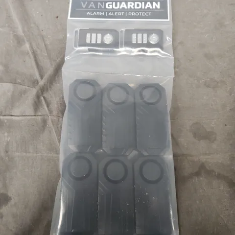 VANGUARD ALARM SYSTEM ACCESSORIES KIT – SIX BLACK COMPONENTS IN POUCH