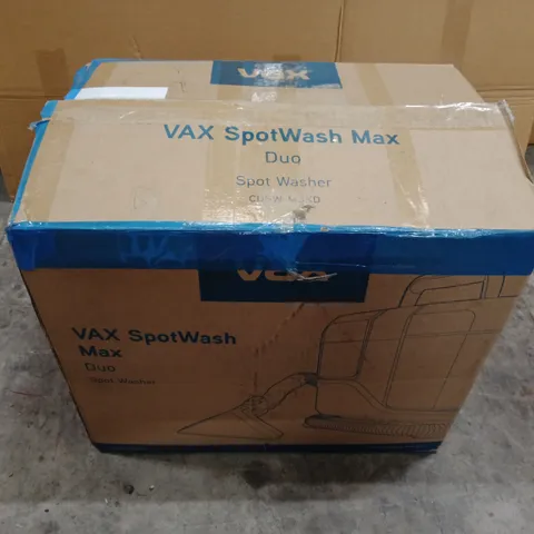 VAX SPOTWASH MAX DUO - CARPET & UPHOLSTERY CLEANER (CDSW-MSXD) - BOXED