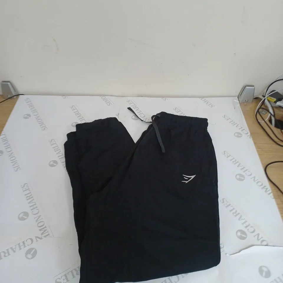 GYMSHARK LIFTING LIGHTWEIGHT JOGGER BLACK - LARGE